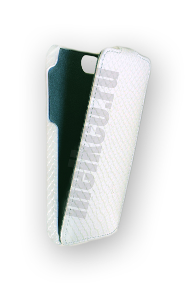 Кожаный чехол Melkco для Apple iPhone 5/5S / iPhone SE - Jacka Type - змеиная кожа - белый