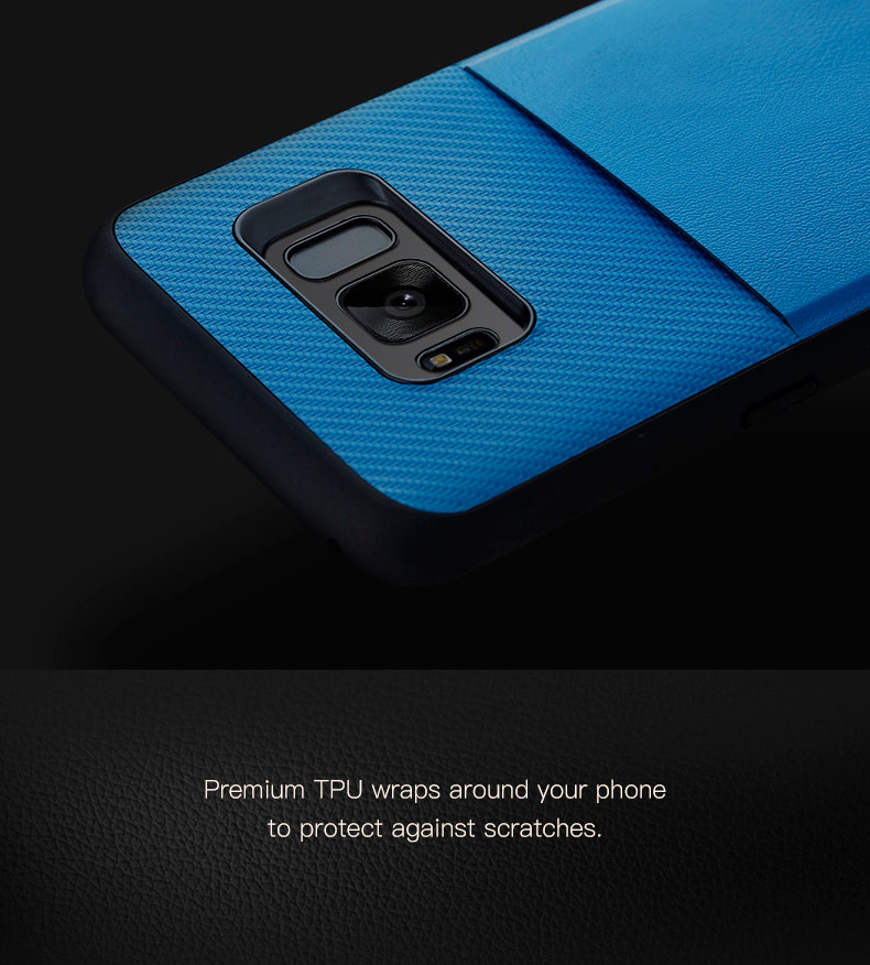 Чехол накладка TPU-PC Rock Space Cana для Samsung Galaxy S8 Plus Синий