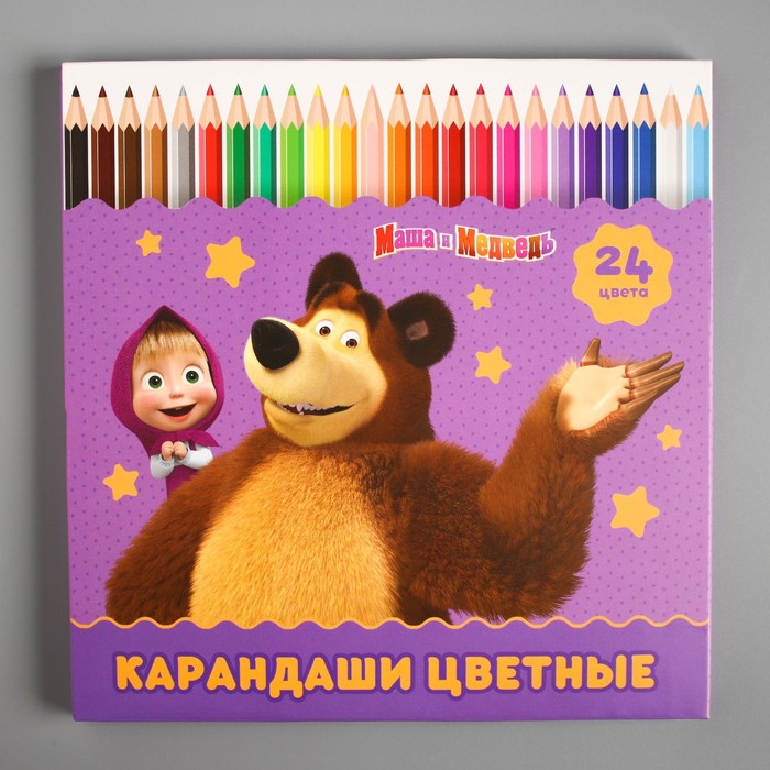 

Маша и Медведь 24 цвета, Разноцветные