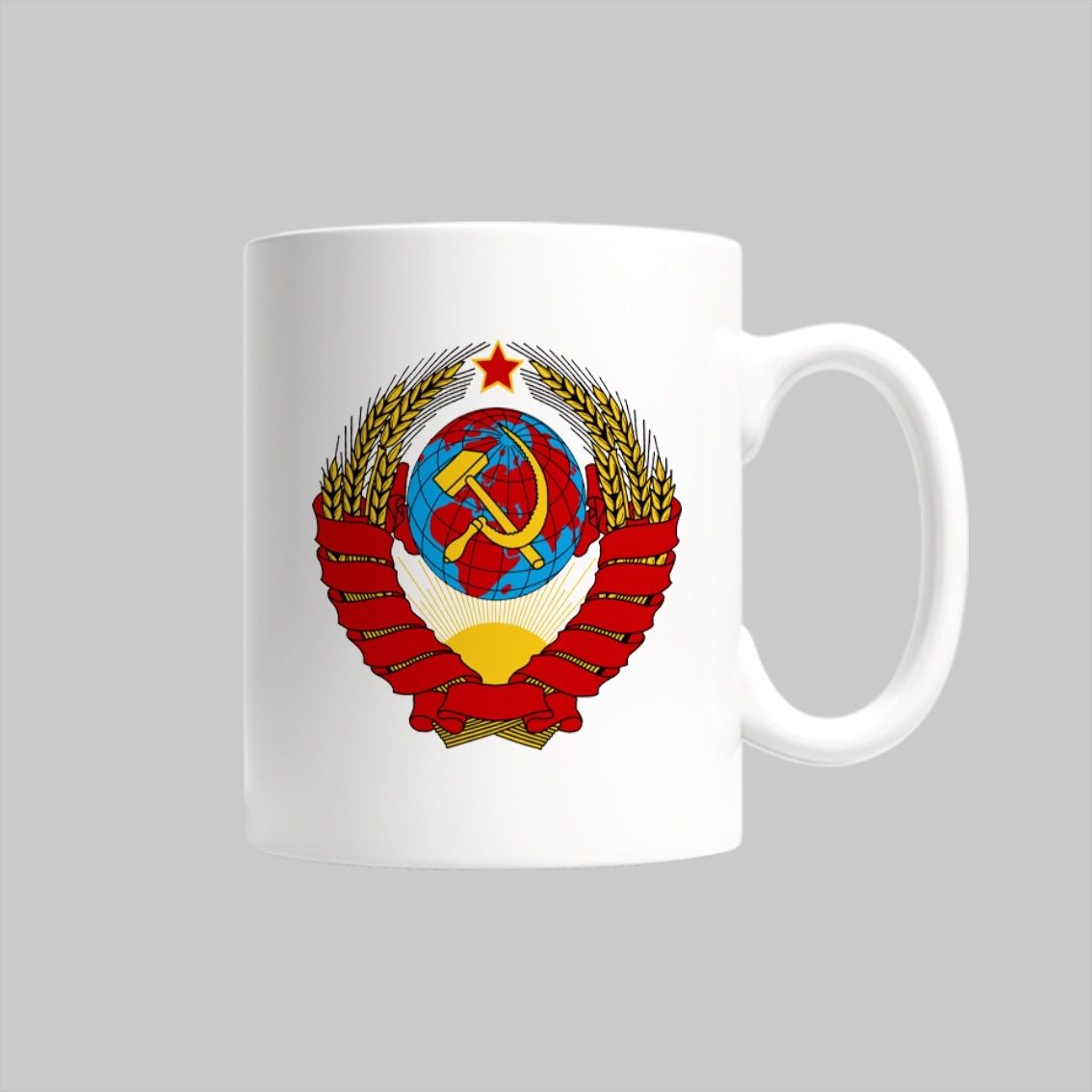 

Кружка Серп и молот герб СССР