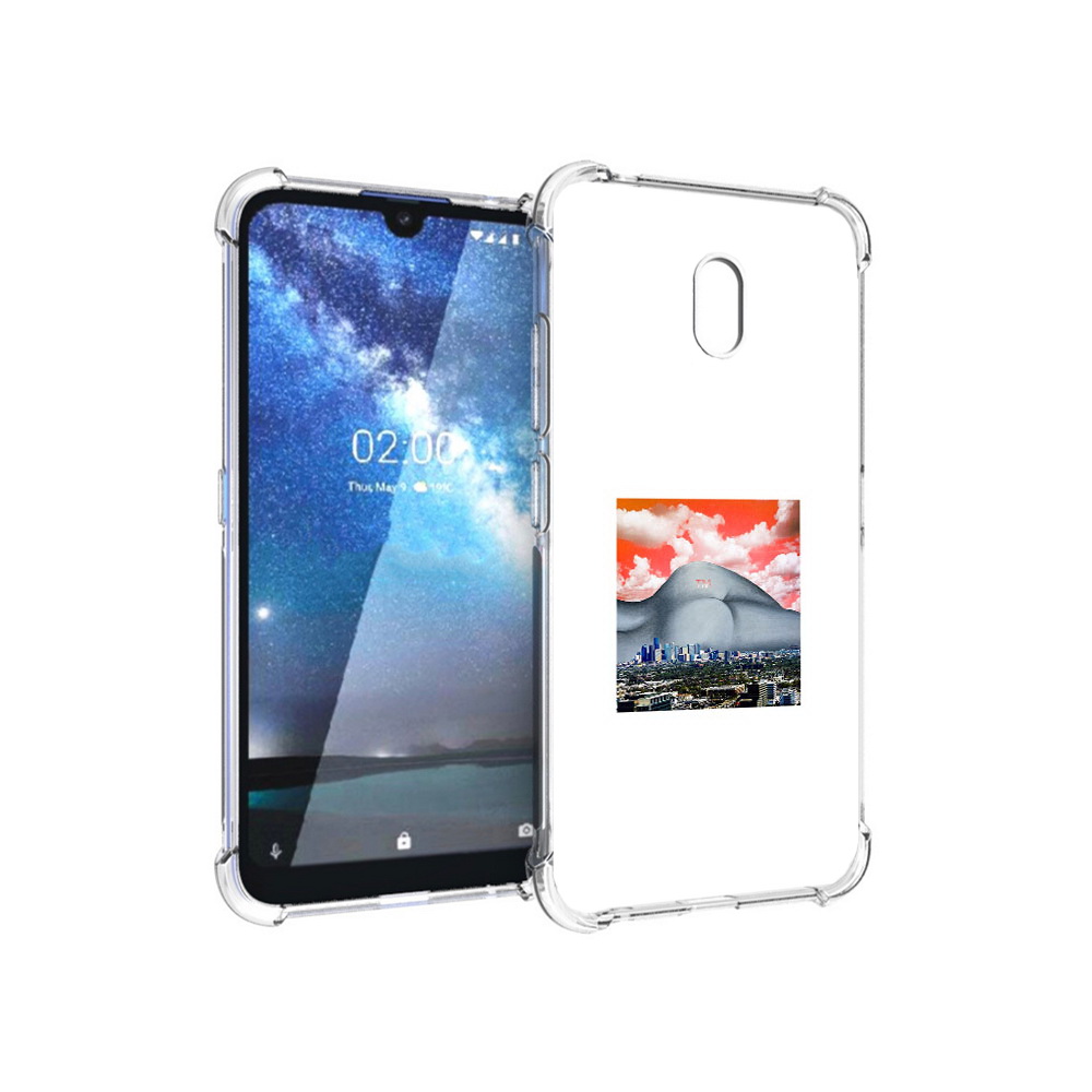 

Чехол MyPads Tocco для Nokia 2.2 город с девушкой на фоне (PT134721.103.297), Прозрачный, Tocco