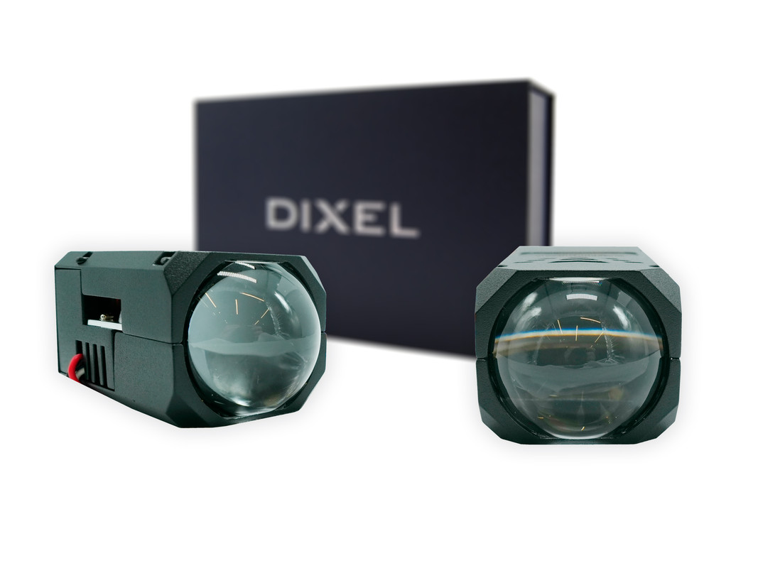 Светодиодные линзы ближнего/дальнего света DIXEL BI-LED square module 2.0