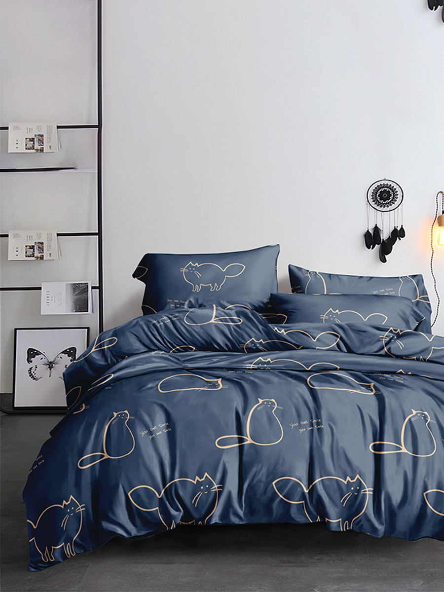 

Пододеяльник Simple House Котики 1,5-сп 145х215 см