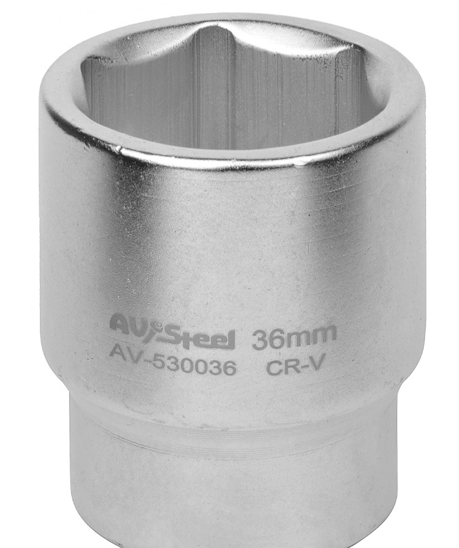 

Головка 3/4", шестигранная, 36 мм "AV Steel", AV-530036