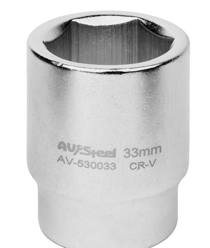 

Головка 3/4", шестигранная, 33 мм "AV Steel", AV-530033