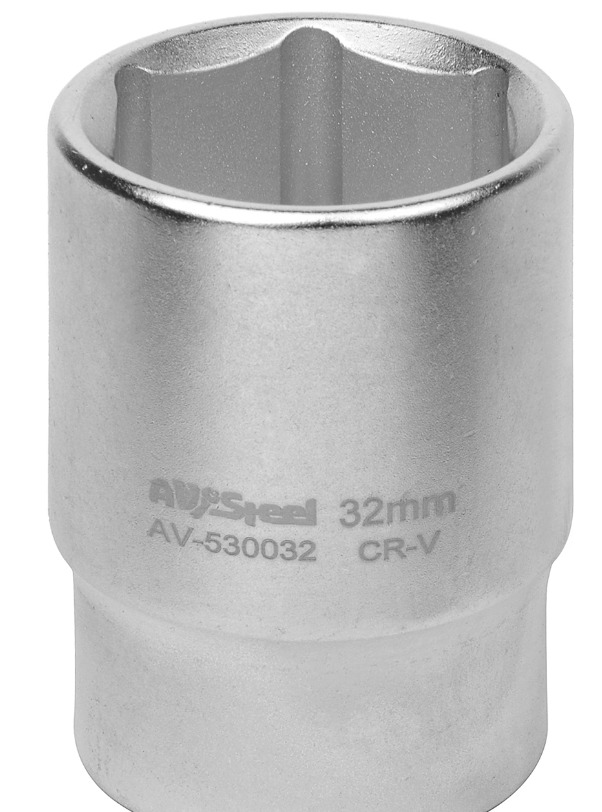 

Головка 3/4", шестигранная, 32 мм "AV Steel", AV-530032