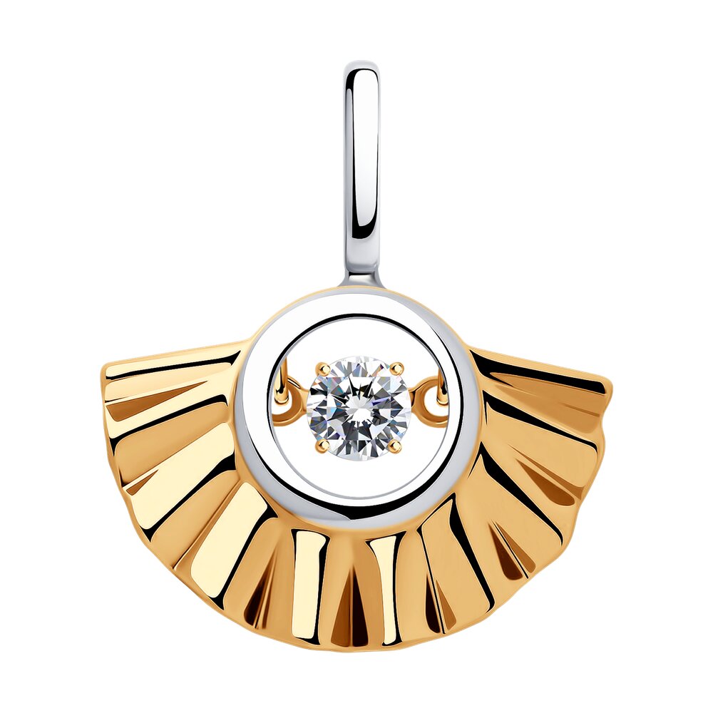 

Подвеска из серебра Diamant 93-130-01865-1, фианит, 93-130-01865-1