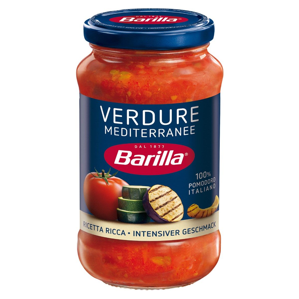 Соус Barilla Verdure Mediterranee томатный со средиземноморскими овощами 400 г