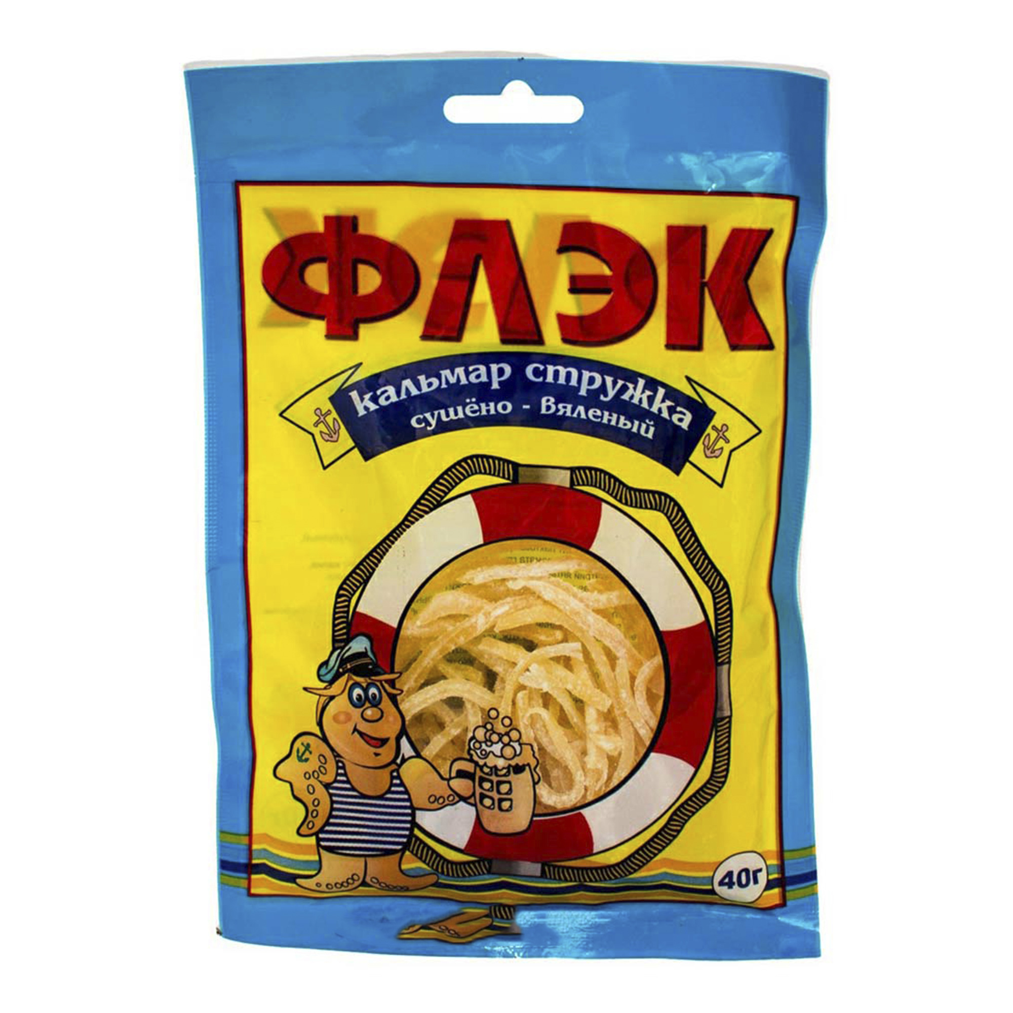

Кальмар Флэк солено-сушеный стружка 40 г