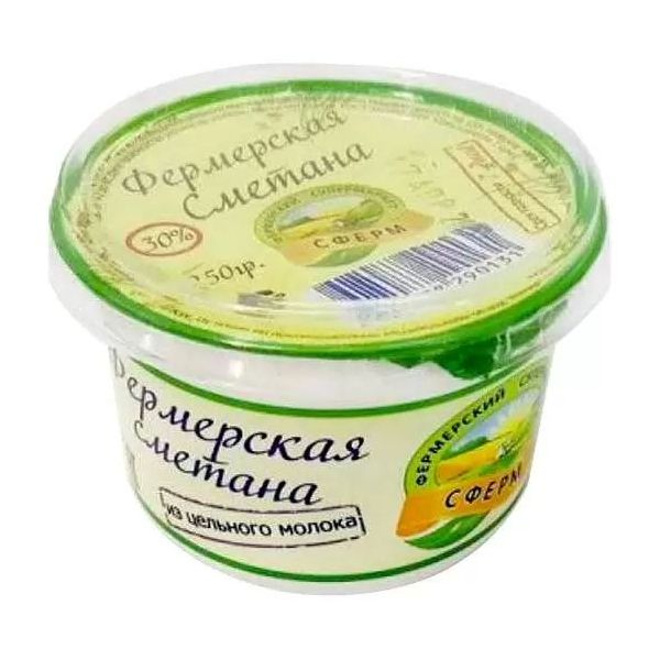 Сметана 30% Мясницкий Ряд Фермерская БЗМЖ