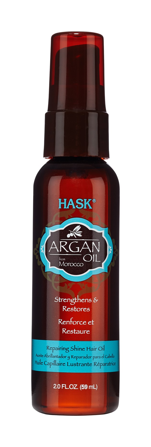 фото Масло для волос hask argan oil repairing shine hair oil