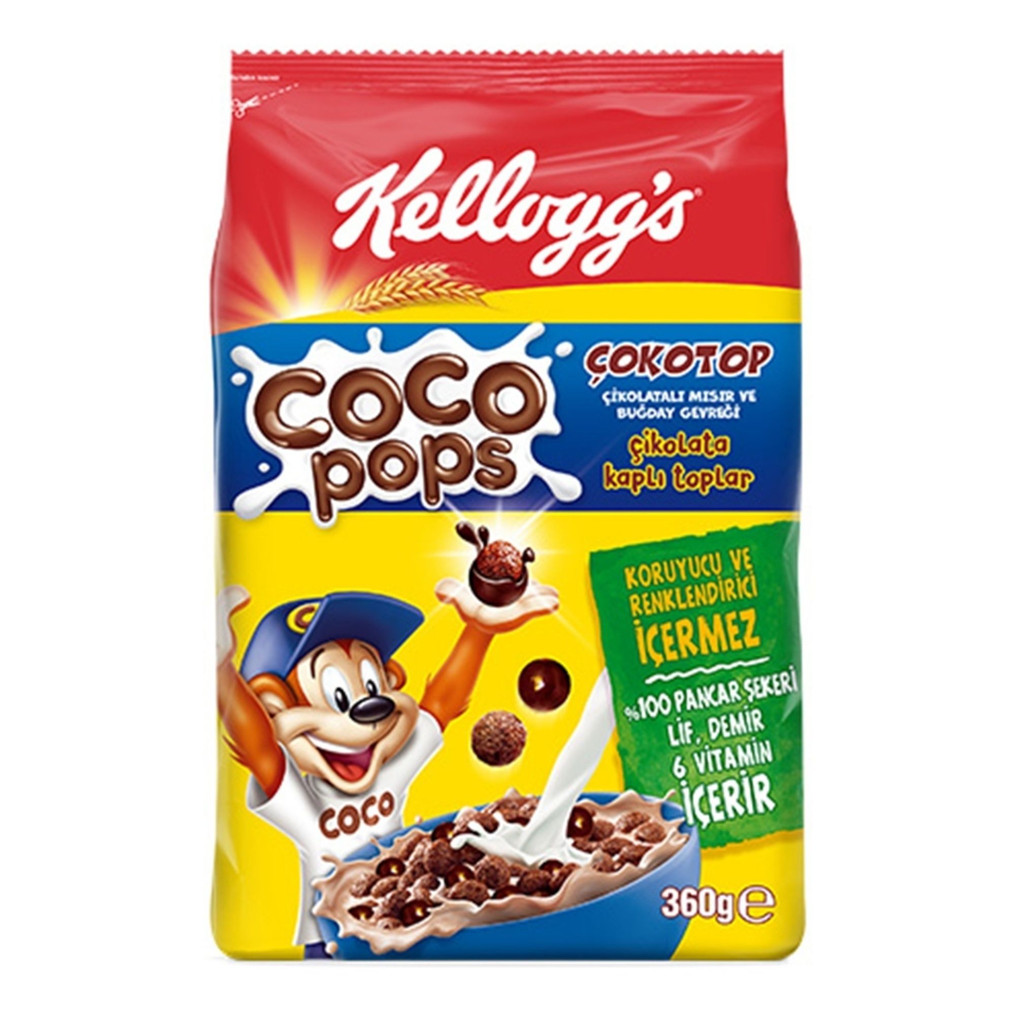 Сухой завтрак Kelloggs Coco Pops Cokotop 360 г 309₽