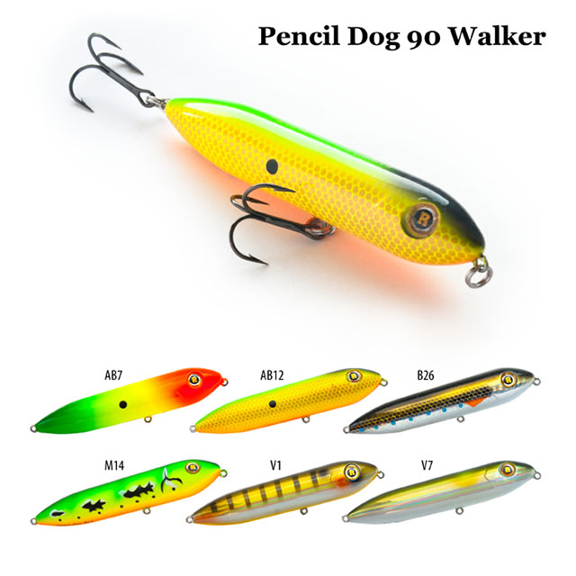 

Raiden Воблер RAIDEN PENCIL DOG (Длина (мм) 90; Вес (гр.) 13 / V1), Разноцветный