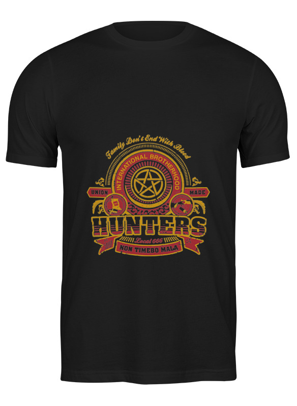 

Футболка мужская Printio Hunters черная L, Черный, Hunters