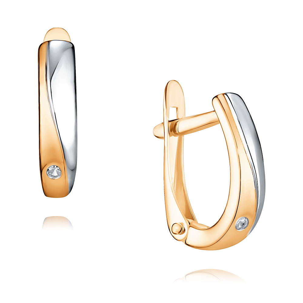

Серьги из красного золота с фианитом ADAMAS 24039067/01-А50Д-72, 24039067/01-А50Д-72