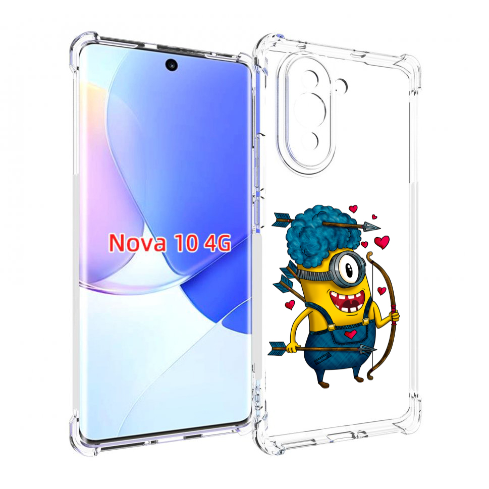 

Чехол MyPads Миньон купидон для Huawei Nova 10, Прозрачный, Tocco