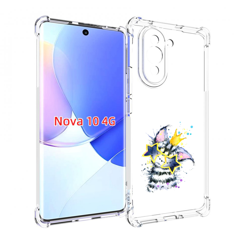 

Чехол MyPads Мартовский Нуся для Huawei Nova 10, Прозрачный, Tocco