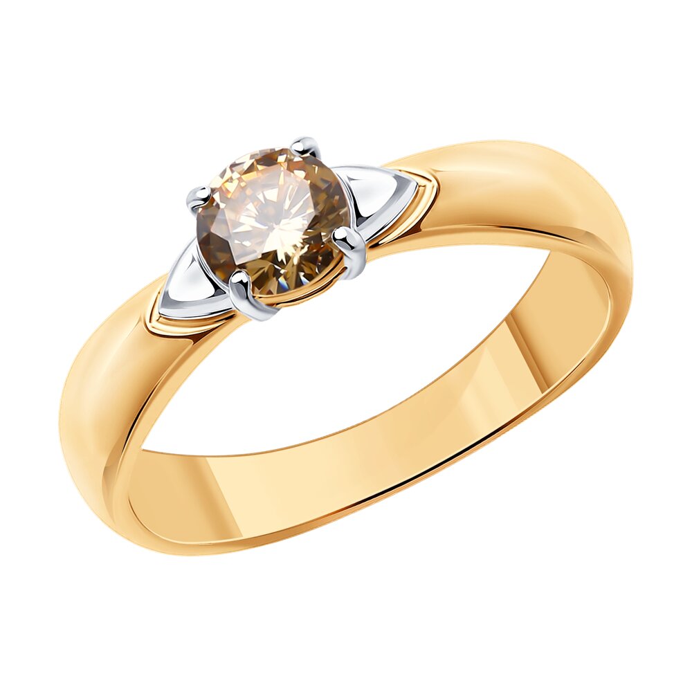 

Кольцо из серебра р. 17,5 Diamant 93-110-01548-2, фианит, 93-110-01548-2