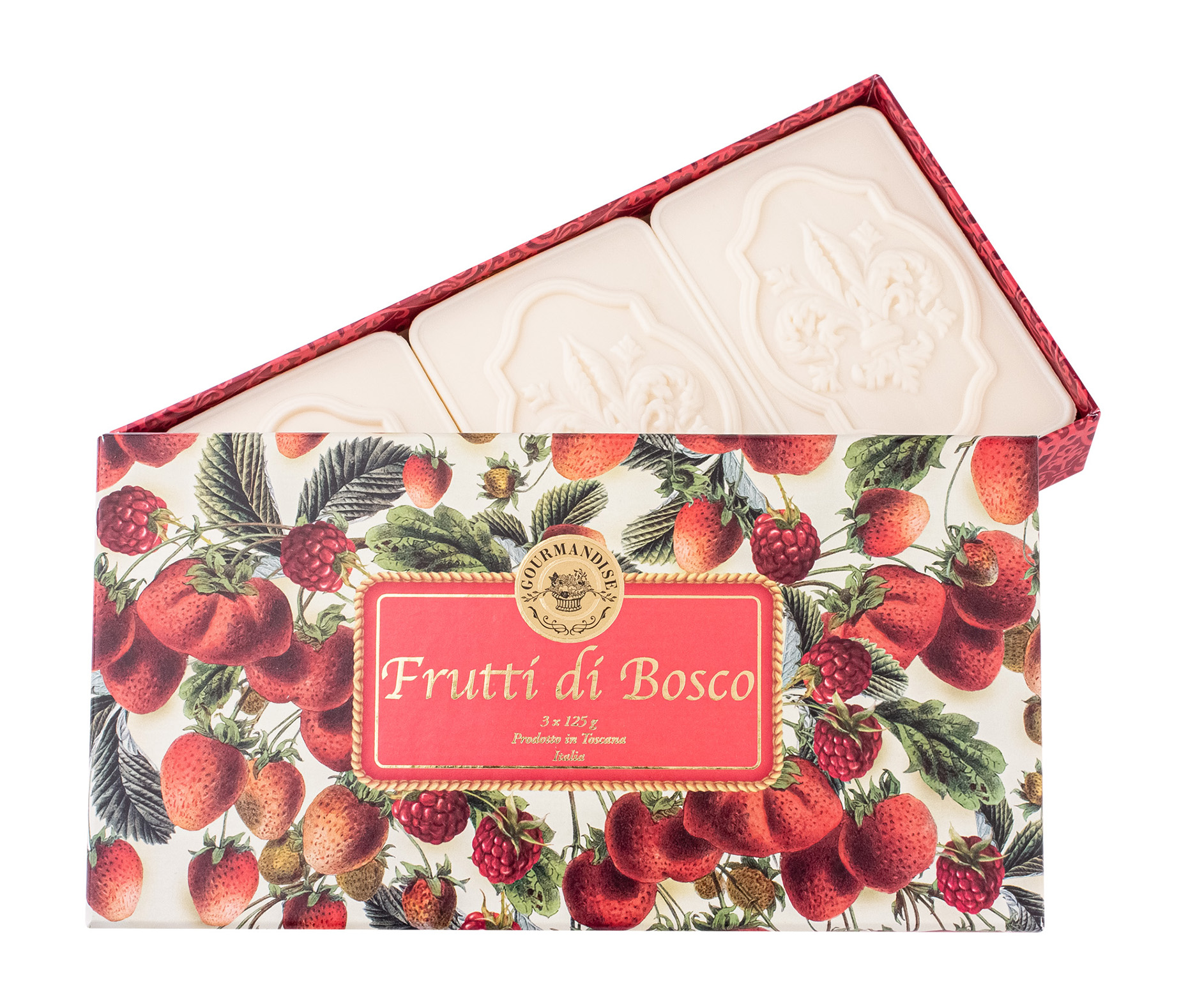 фото Набор gourmandise savon parfume frutti di bosco set