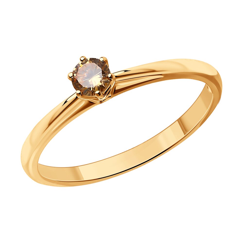 

Кольцо из серебра р. 17 Diamant 93-110-01543-2, фианит, 93-110-01543-2