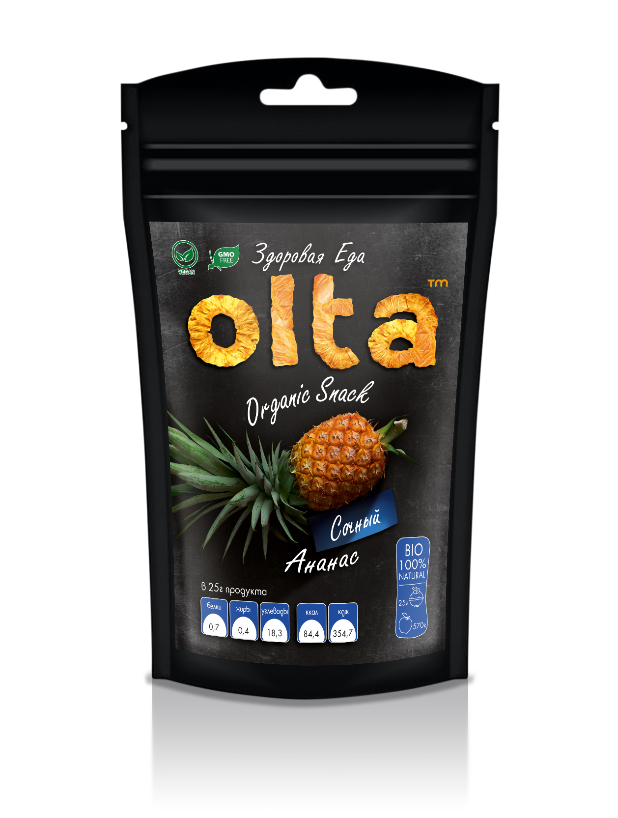 

Чипсы фруктовые "OLTA. Ананас"