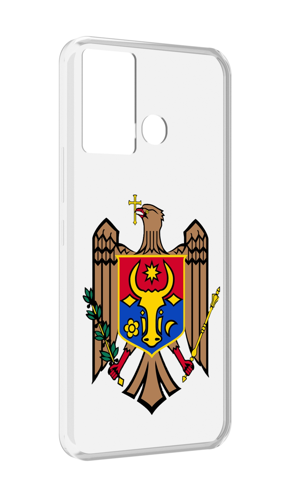 

Чехол MyPads герб-молдовы для Infinix Hot 12 Play, Прозрачный, Tocco