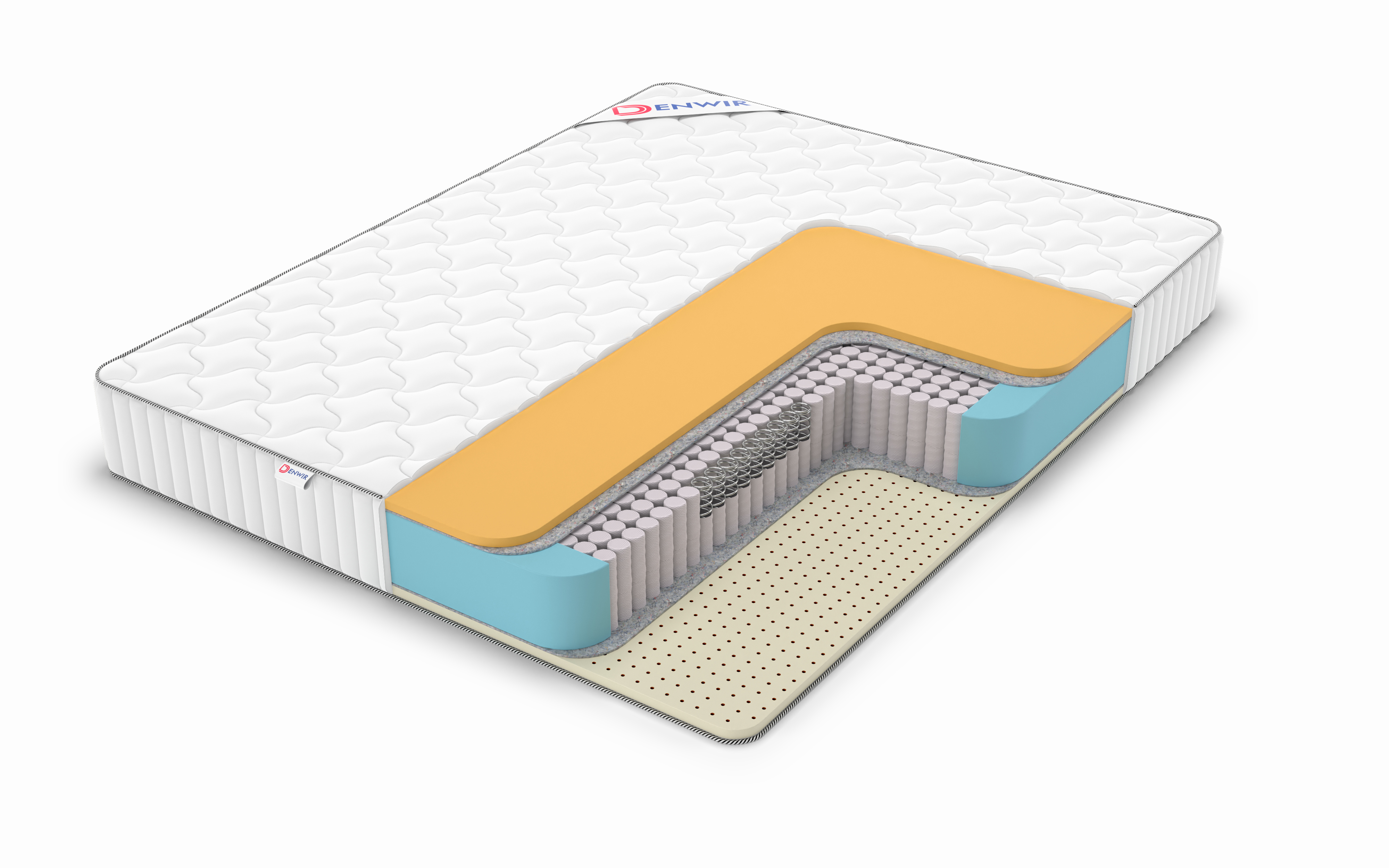 

Матрас пружинный DENWIR CLASSIC MEMO SOFT S1000 /chstmat_CMSS1000_85x150, Белый, CLASSIC MEMO SOFT S1000