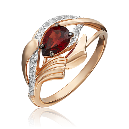 

Кольцо из золота р. 18 PLATINA jewelry 01-5378-00-264-1110-57_p, топаз\гранат, 01-5378-00-264-1110-57_p