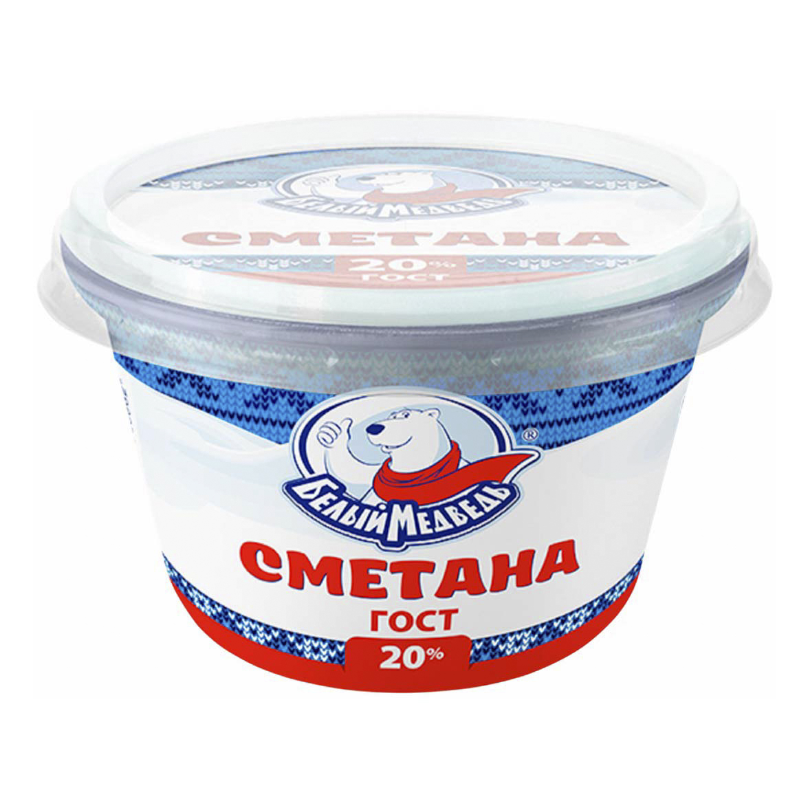 

Сметана Белый медведь 20% 175 г