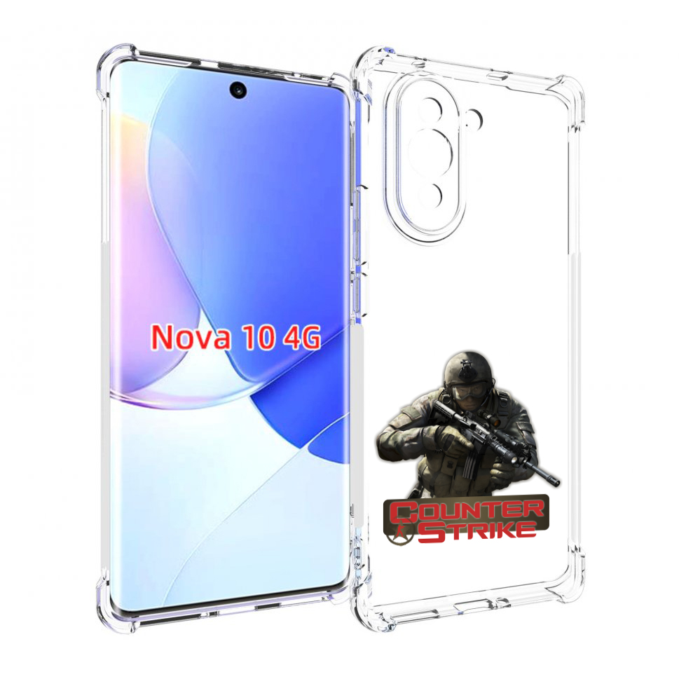 

Чехол MyPads Контра для Huawei Nova 10, Прозрачный, Tocco