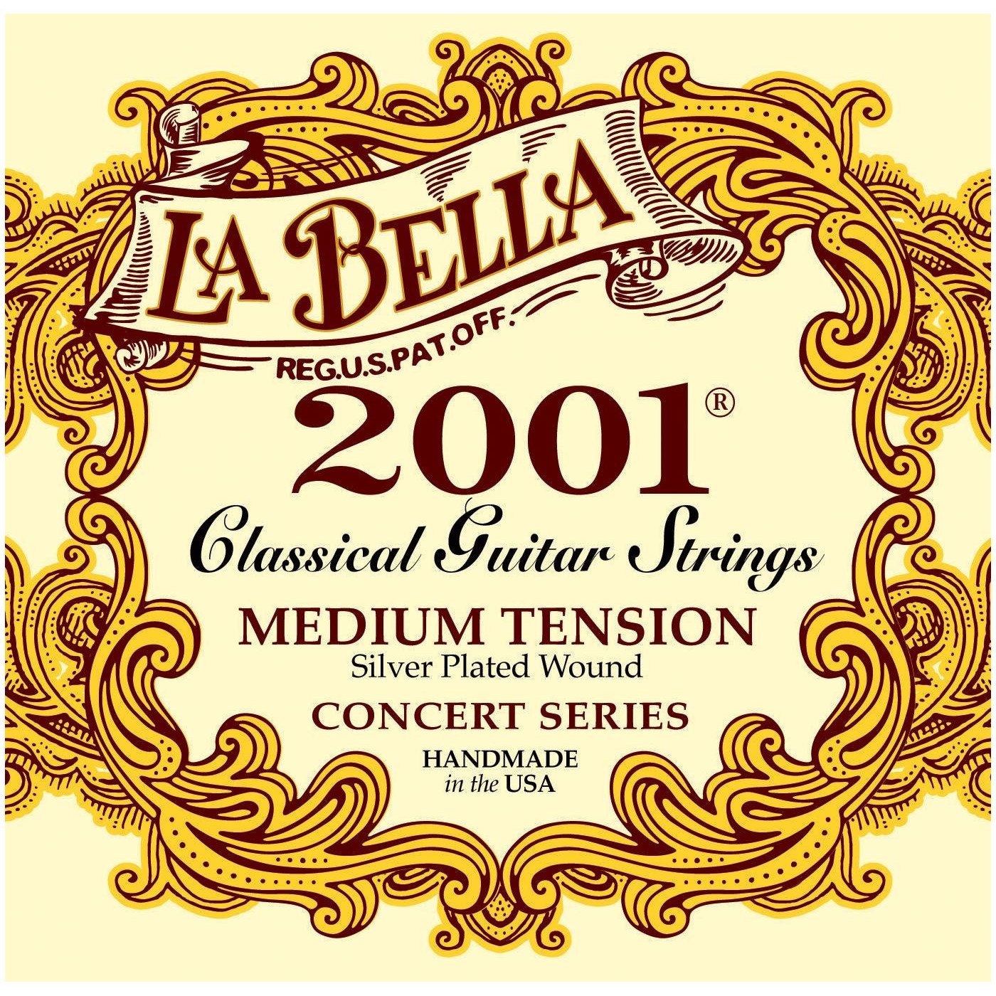 

Струны для акустической гитары LA BELLA 2001 Medium, 2001 Medium