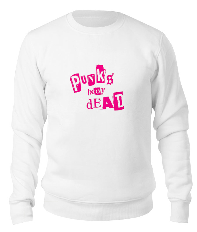 

Свитшот унисекс Printio Punks not dead белый XS, Punks not dead