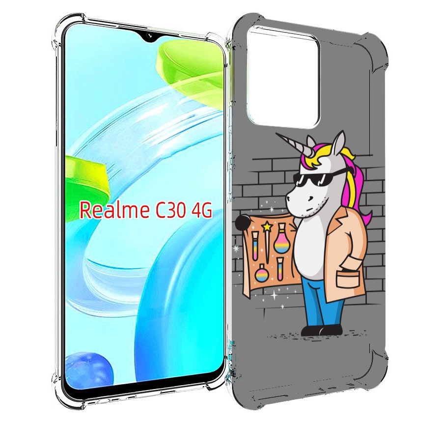 

Чехол MyPads Продавец-единорог для Realme C30 4G / Narzo 50i Prime, Прозрачный, Tocco