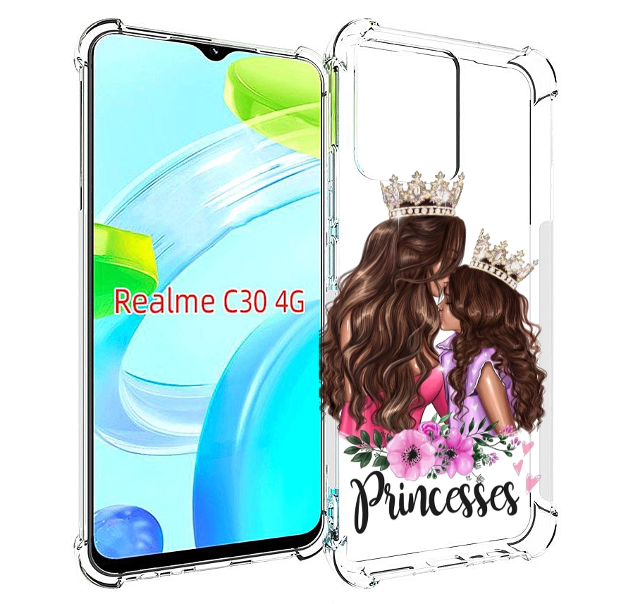 

Чехол MyPads Принцессы женский для Realme C30 4G / Narzo 50i Prime, Прозрачный, Tocco