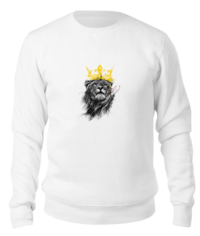 

Свитшот унисекс Printio Король лев белый XS, Король лев