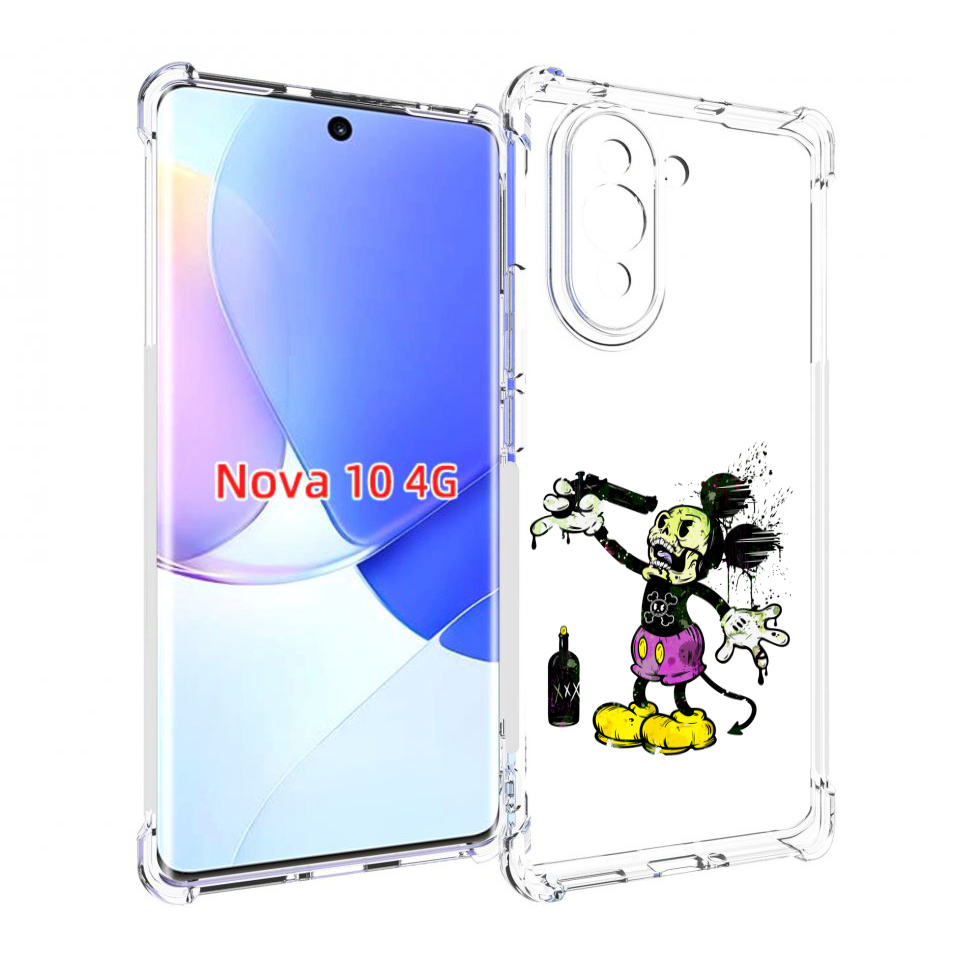 Чехол MyPads Драг Микки для Huawei Nova 10