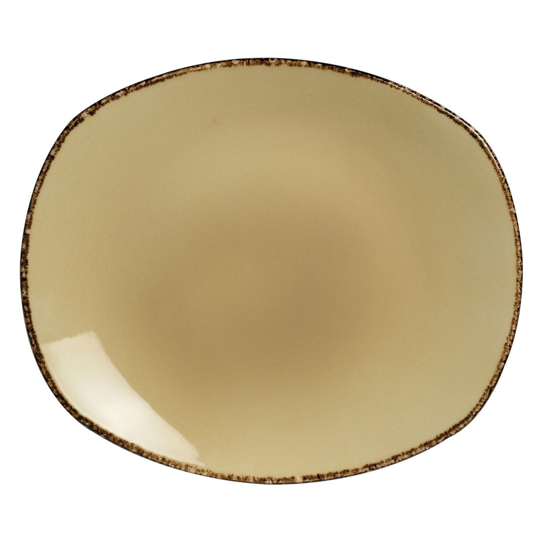 Тарелка глубокая овальная Террамеса вит, 1,5 л., бежевый, фарфор, 11200585, Steelite
