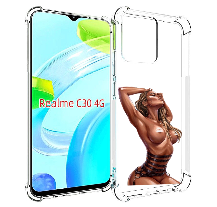 

Чехол MyPads Портупея денский для Realme C30 4G / Narzo 50i Prime, Прозрачный, Tocco