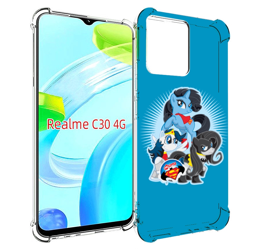 

Чехол MyPads Пони-литл для Realme C30 4G / Narzo 50i Prime, Прозрачный, Tocco