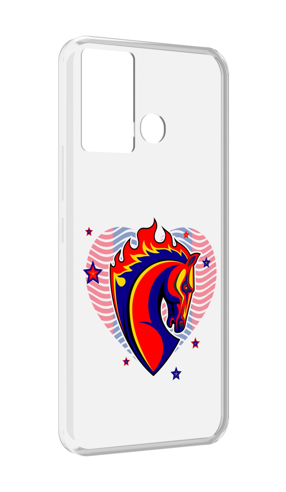 

Чехол MyPads ФК ЦСЛ Лошадь для Infinix Hot 12 Play, Прозрачный, Tocco