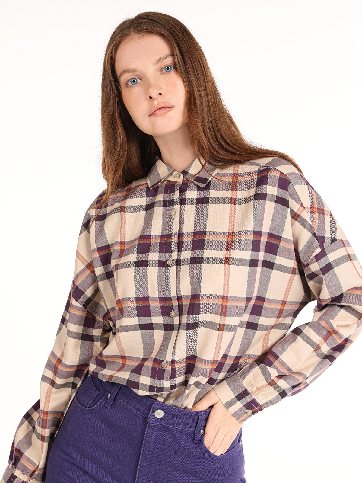 

Рубашка женская Colin's CL1065058_Q1.V1 бежевая M/L, Бежевый, CL1065058_Q1.V1