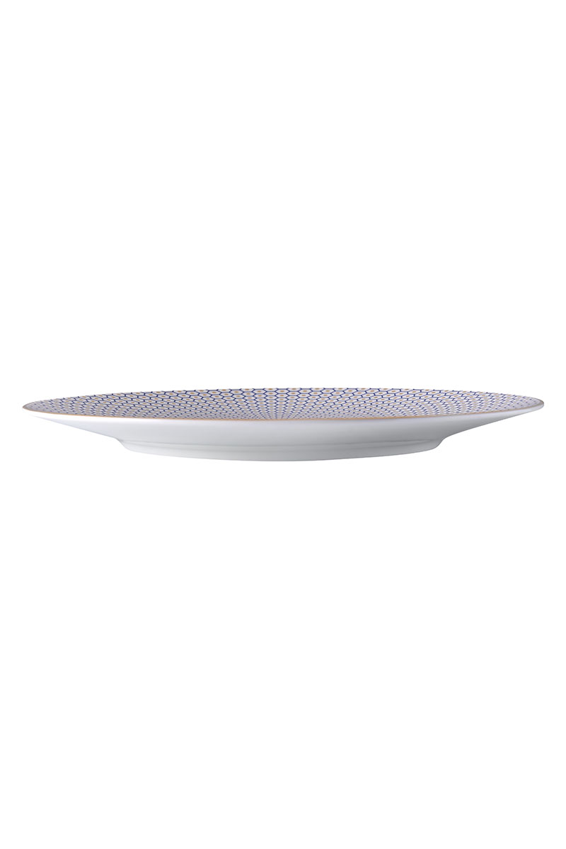 

Тарелка десертная голубая, китайский фарфор, Blue Tear, 218х218х19 мм, BUFETT, 640097