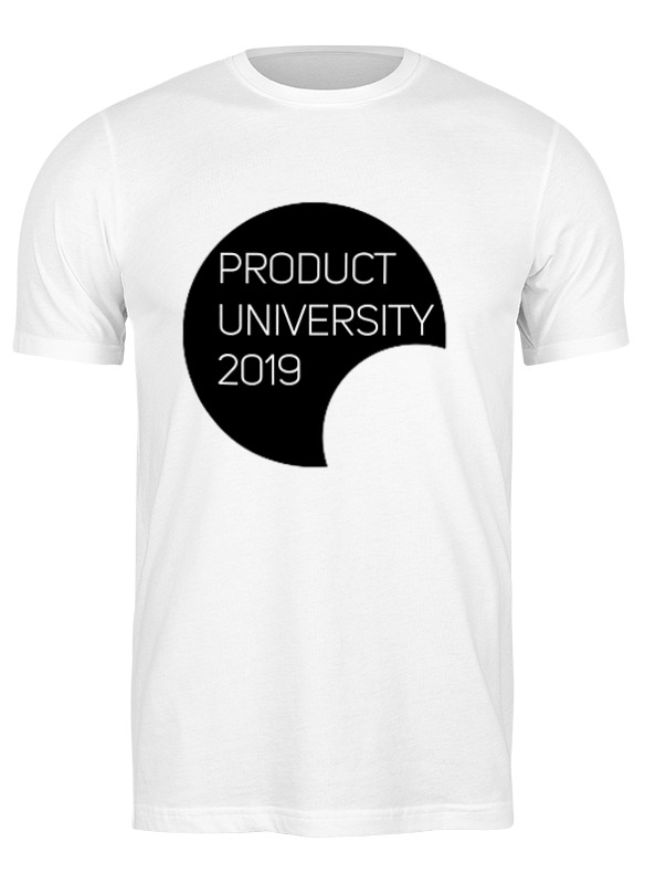 

Футболка мужская Product university 2893672 Printio белая M, Product university 2893672