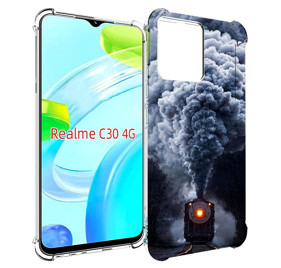 

Чехол MyPads Паровоз для Realme C30 4G / Narzo 50i Prime, Прозрачный, Tocco