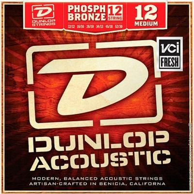 фото Струны для акустической гитары dunlop dap1252j