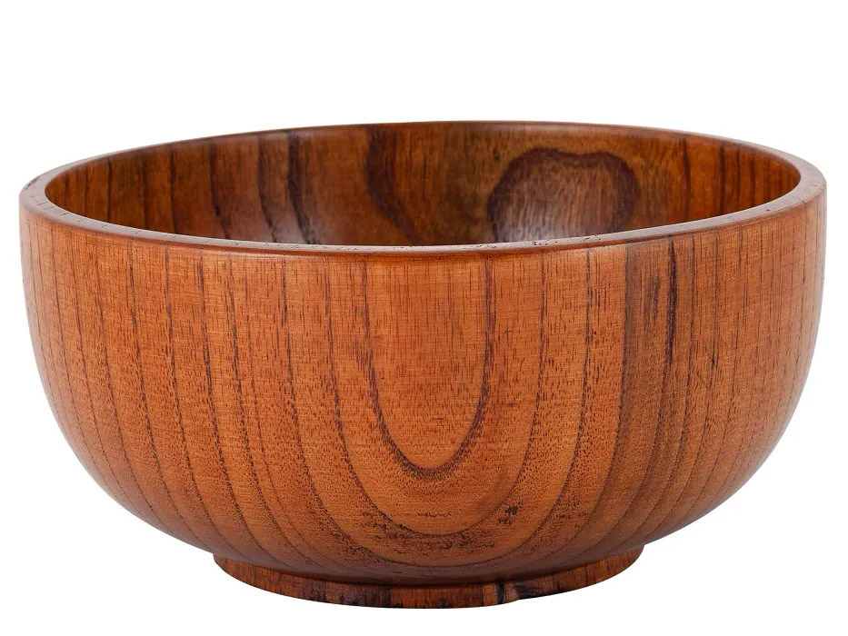 фото Тарелка - миска из дерева тарелки деревянные тарелка глубокая из дерева/ диаметр 17 см mirus group