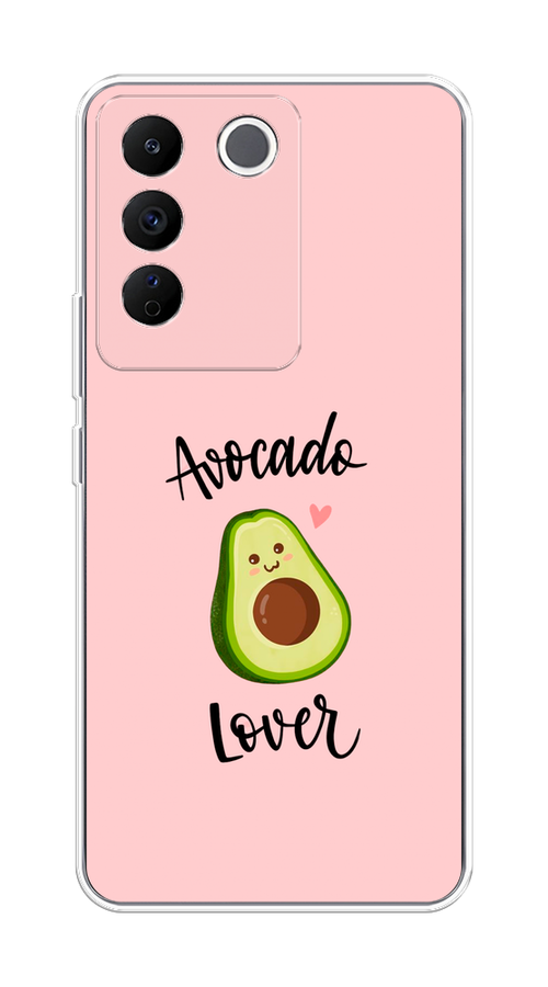 

Чехол на Vivo V27e "Avocado lover", Розовый;зеленый, 268350-6
