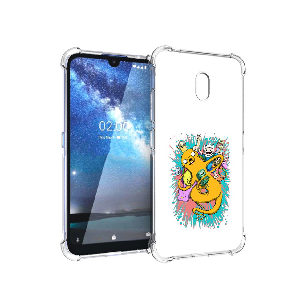 

Чехол MyPads Tocco для Nokia 2.2 время приключений рисунок (PT134721.103.276), Прозрачный, Tocco