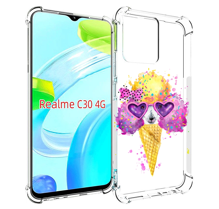 

Чехол MyPads Рожок для Realme C30 4G / Narzo 50i Prime, Прозрачный, Tocco