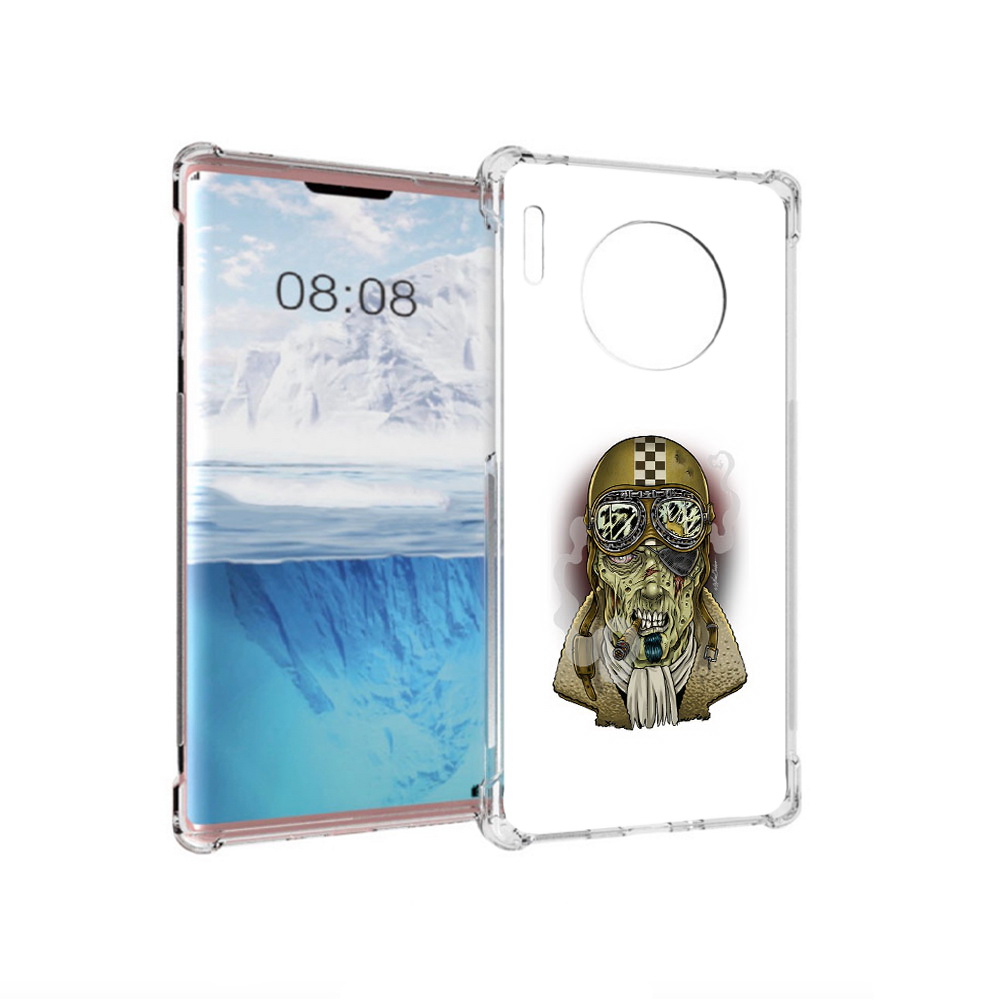 

Чехол MyPads Tocco для Huawei Mate 30 Pro военный зомби, Прозрачный, Tocco